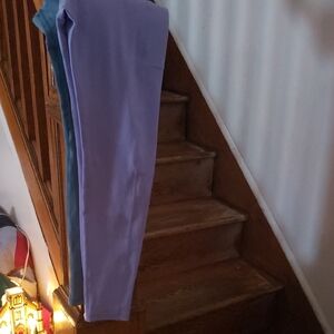 Stylish Purple and Teal Leggings